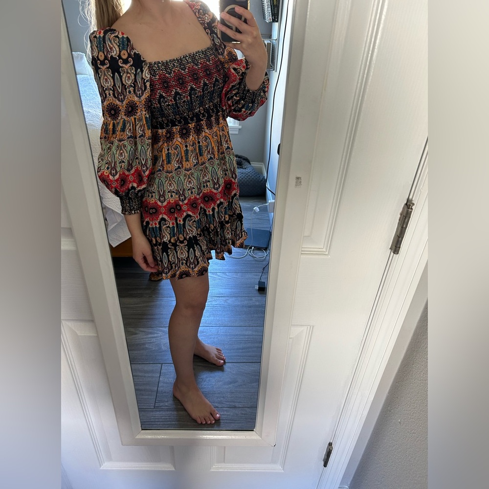 Alice + Olivia Puffer Sleeve Dress Size: 2